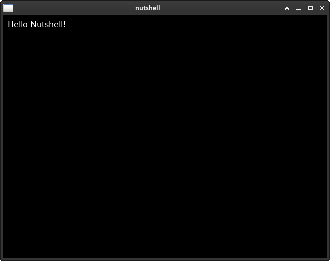 Hello Nutshell!